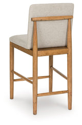 Isanti - Upholstered Barstool (Set of 2) - Light Brown