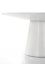 Jasper - Wide Contemporary Round Dining Table by Lilola Home | Bel Furniture