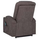Louie - Chenille Upholstered Power Lift Massage Chair