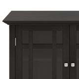 Bedford - Medium Storage Cabinet - Hickory Brown by Simpli-Home | Bel Furniture