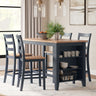 Gesthaven - Rectangular Dining Room Counter Set Blue 5 Pc. Table, 4 Stools by Signature Design by Ashley® | Bel Furniture