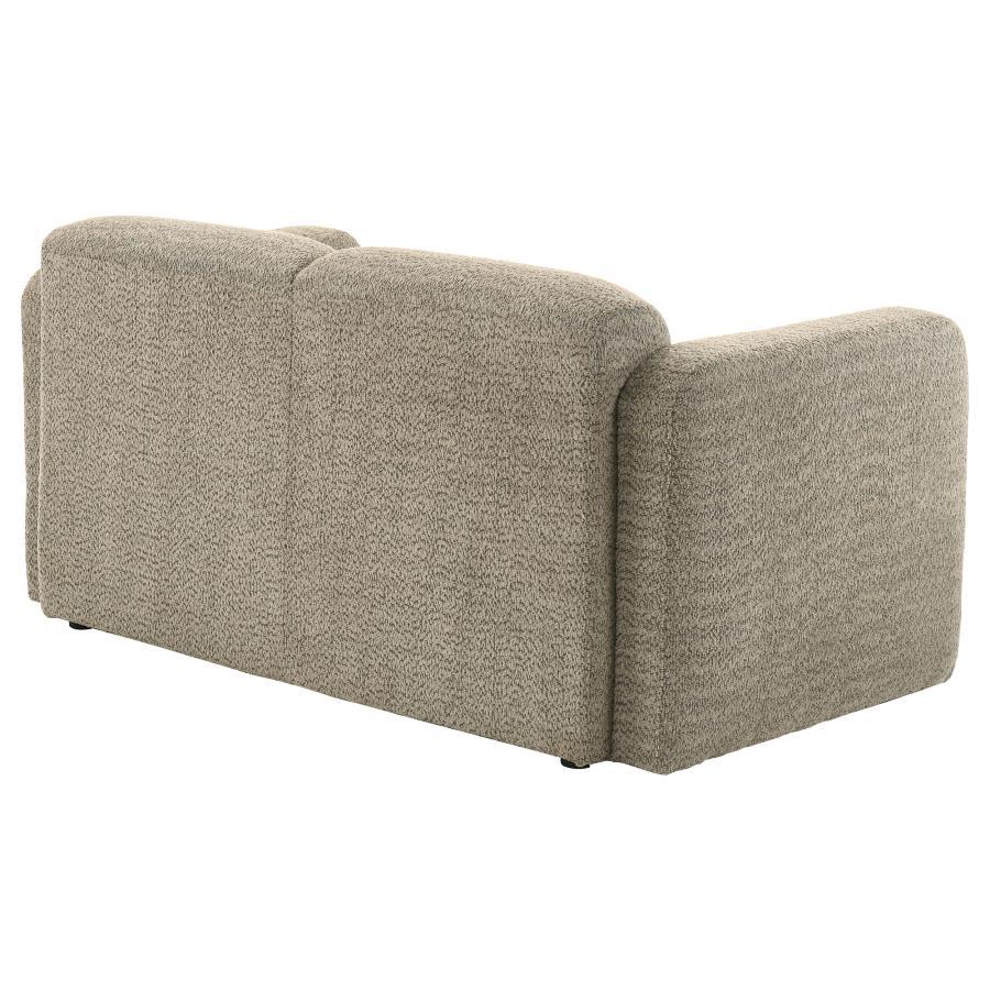 Dorset - Fabric Upholstered Round Track Arm Loveseat