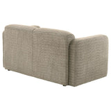 Dorset - Fabric Upholstered Round Track Arm Loveseat