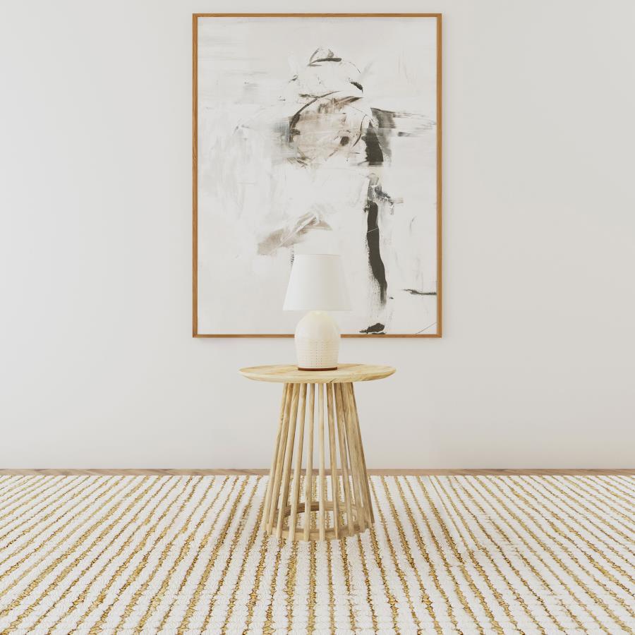 Touhy - Round Solid Wood Table by Coaster Fine Furniture | Bel Furniture