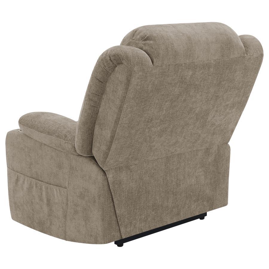 Houston - Upholstered Power Lift Recliner Chair by CoasterEveryday | Bel Furniture