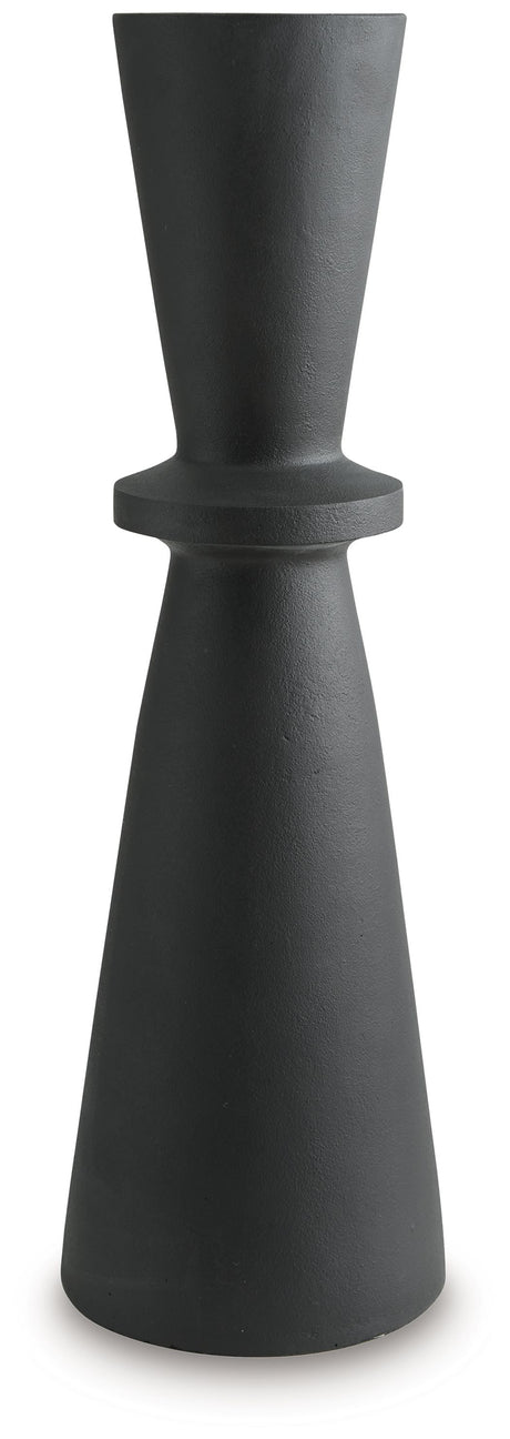 Collisten - Vase Black 9''W x 9''D x 30''H by Signature Design by Ashley® | Bel Furniture
