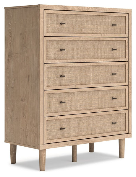 Cielden - Two-Tone - Five Drawer Wide Chest by Signature Design by Ashley® | Bel Furniture
