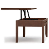 Artisan - Lift Top Coffee Table - Russet Brown by Simpli-Home | Bel Furniture