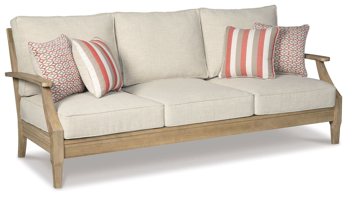Clare View - Beige - Sofa with Cushion by Signature Design by Ashley® | Bel Furniture
