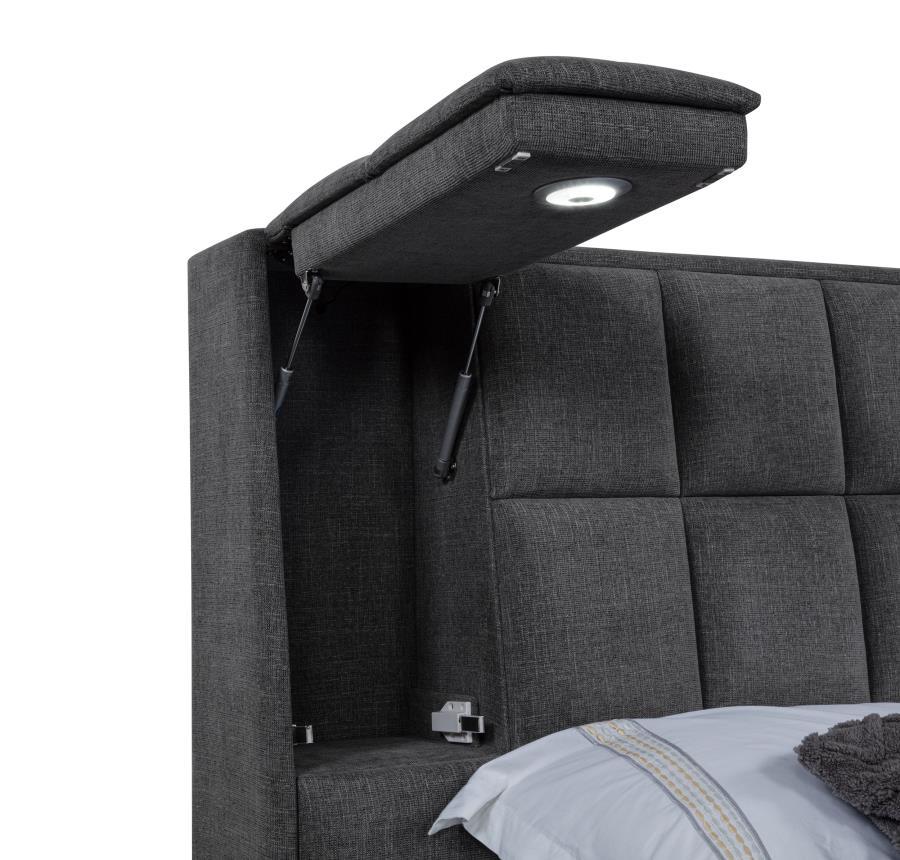 Dreux - Upholstered Panel Platform Bed