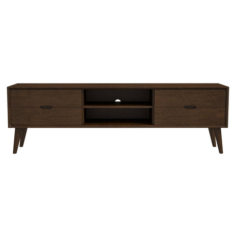 Adrian - TV Stand - Walnut Brown by Ashcroft Furniture | Bel Furniture