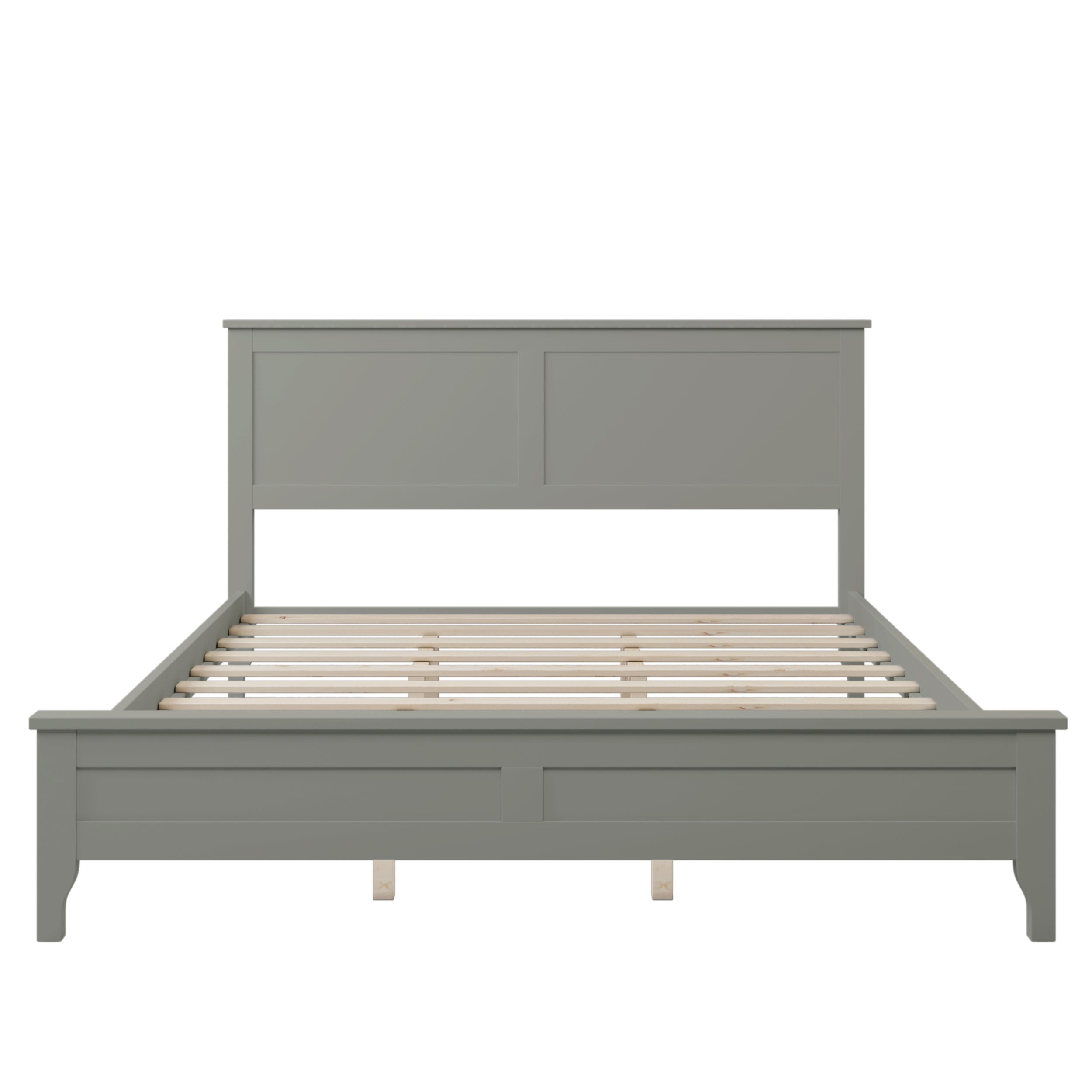 Modern Solid Wood Platform Bed