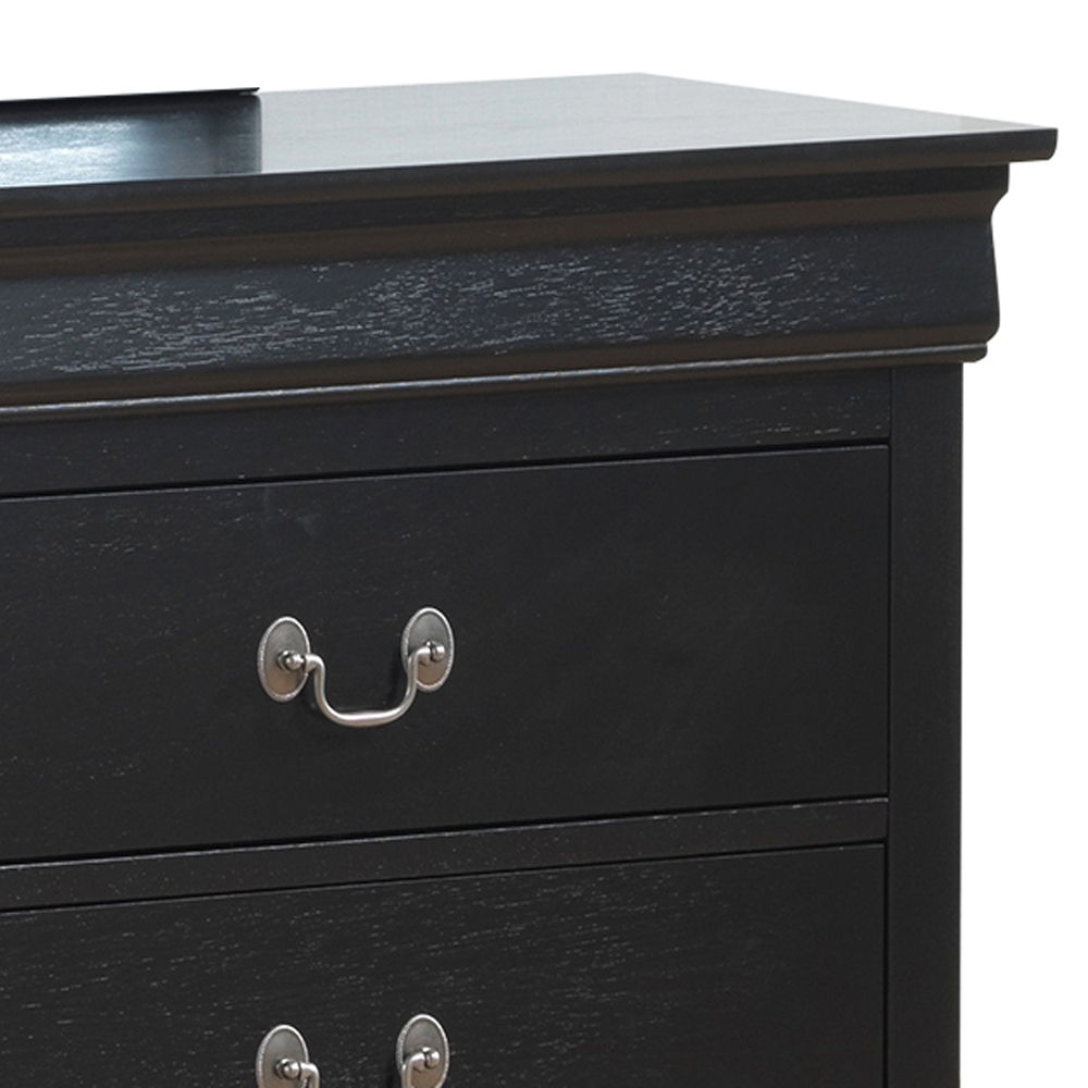 Louis Phillipe - Dresser - Black by Glory Furniture | Bel Furniture