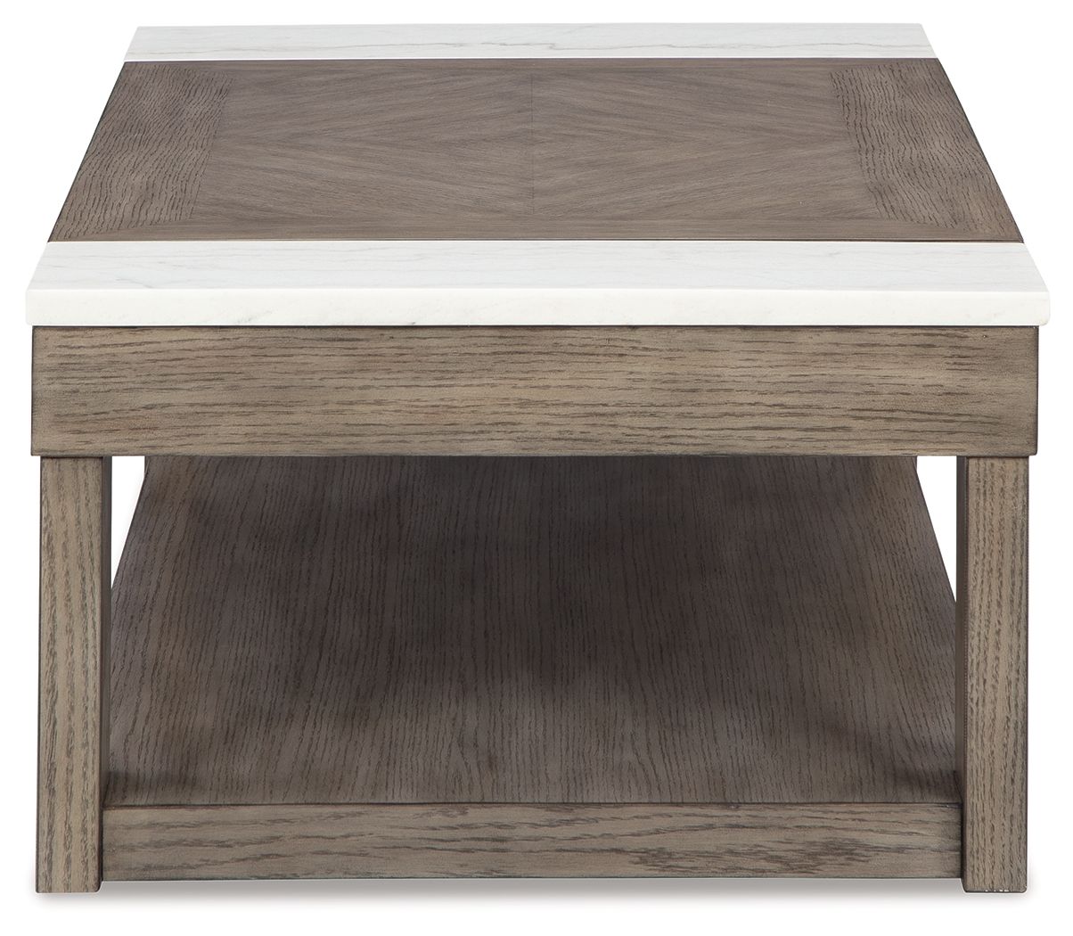 Loyaska - Grayish Brown / White - Lift Top Cocktail Table by Signature Design by Ashley® | Bel Furniture