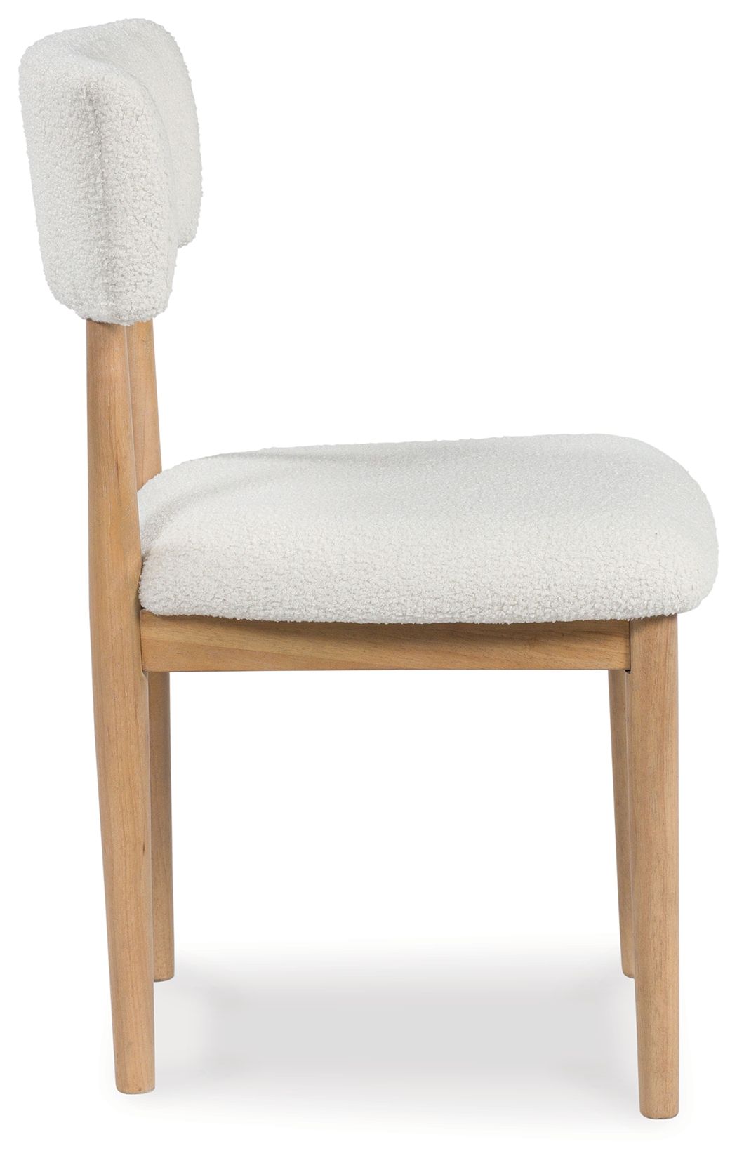 Sawdyn - White / Light Brown - Dining Upholstered Side Chair (Set of 2)