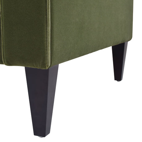 Nicholi - Mid-Century Modern Sofa - Olive Green by Jennifer Taylor Home | Bel Furniture