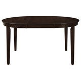 Gabriel - Oval Extension Leaf Dining Table - Cappuccino by CoasterEveryday | Bel Furniture
