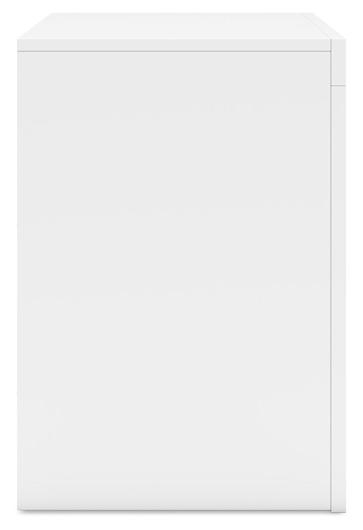 Binterglen - White - Two Drawer Night Stand by Signature Design by Ashley® | Bel Furniture