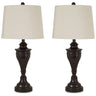 Darlita - Table Lamp (Set of 2) Bronze 2 Pieces by Signature Design by Ashley® | Bel Furniture