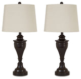 Darlita - Table Lamp (Set of 2) Bronze 2 Pieces by Signature Design by Ashley® | Bel Furniture