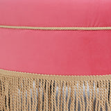 Yolanda - Round Upholstered Accent Ottoman