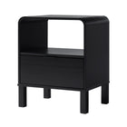 Modern Minimalist Curved Top Nightstand