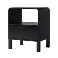 Modern Minimalist Curved Top Nightstand