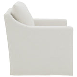 Winter - Upholstered Sloped Arm Accent Swivel Chair by Coaster Fine Furniture | Bel Furniture