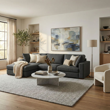 Charlie - Upholstered Deep Seater Sectional Sofa - view 21