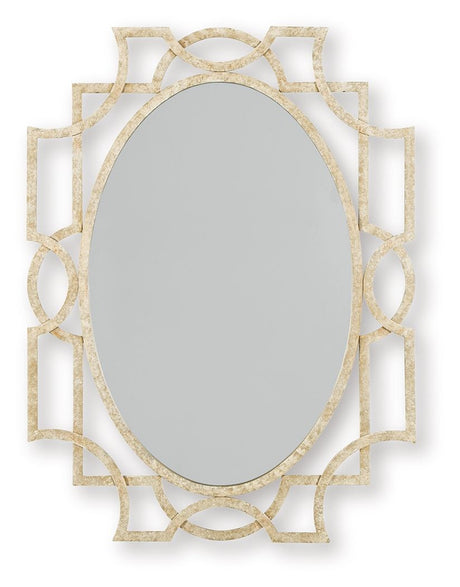 Fulkmore - Antique Gold Finish - Accent Mirror by Signature Design by Ashley® | Bel Furniture