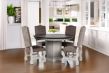 ALAMO 5 PIECE ROUND DINING TABLE SET by Mollai Collections | Bel Furniture