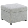 Winter - Upholstered Hydraulic Lift Top Storage Ottoman Gray by Coaster Fine Furniture | Bel Furniture