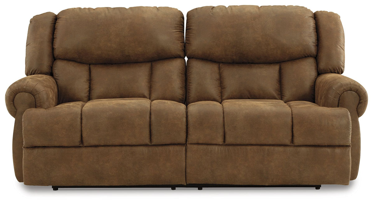 Boothbay - 2 Seat Reclining Sofa Dark Brown Manual Reclining by Signature Design by Ashley® | Bel Furniture