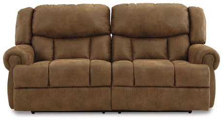 Boothbay - 2 Seat Reclining Sofa Dark Brown Manual Reclining by Signature Design by Ashley® | Bel Furniture