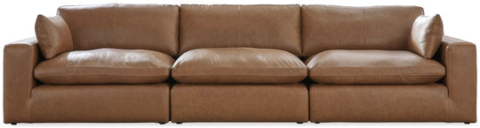 Emilia - Sectional Light Brown 3-Piece Sectional Sofa by Signature Design by Ashley® | Bel Furniture