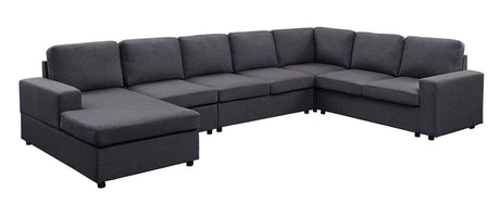 Hayden - 7 Seat Reversible Modular Sectional Sofa Chaise - view 8