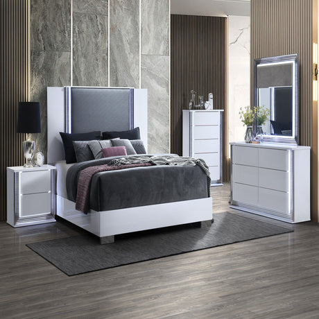 Moon - Smooth Chest With LED - White - view 6
