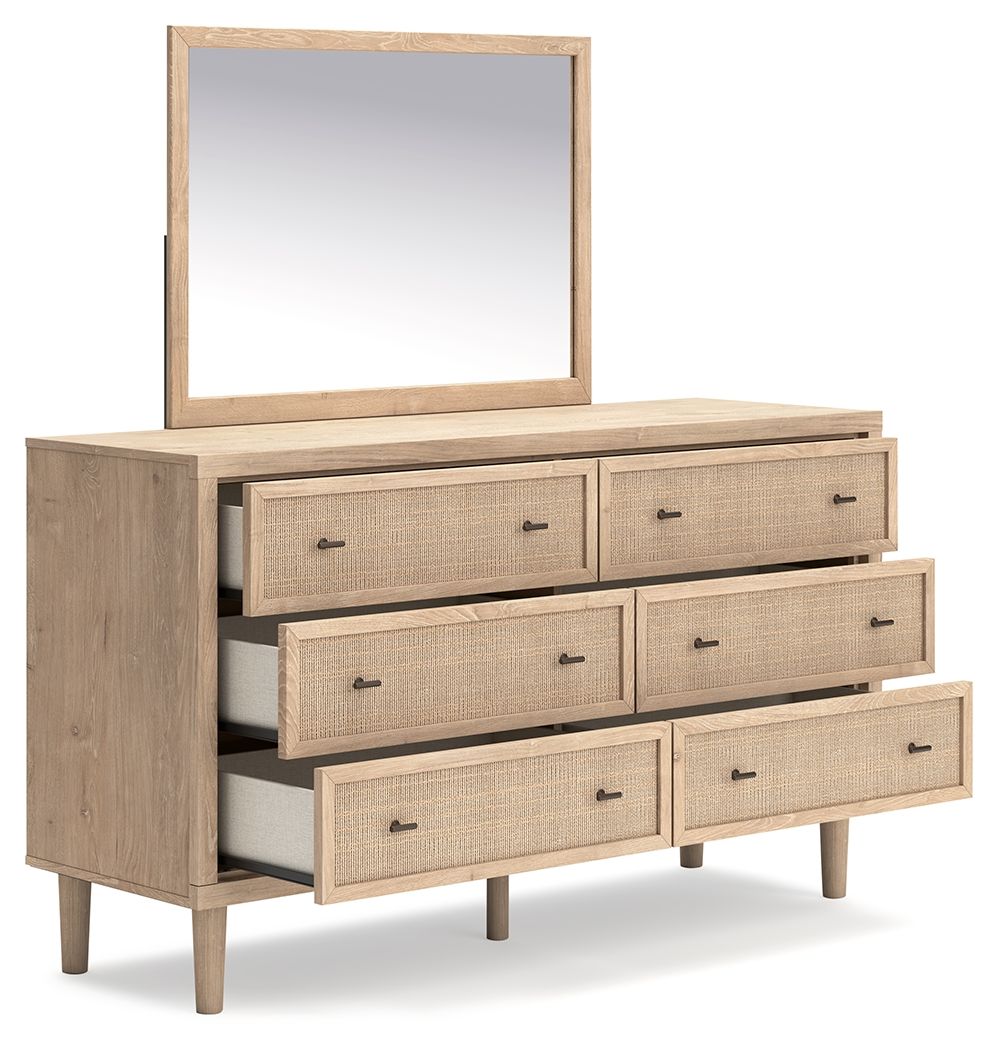 Cielden - Two-Tone - Dresser And Mirror by Signature Design by Ashley® | Bel Furniture