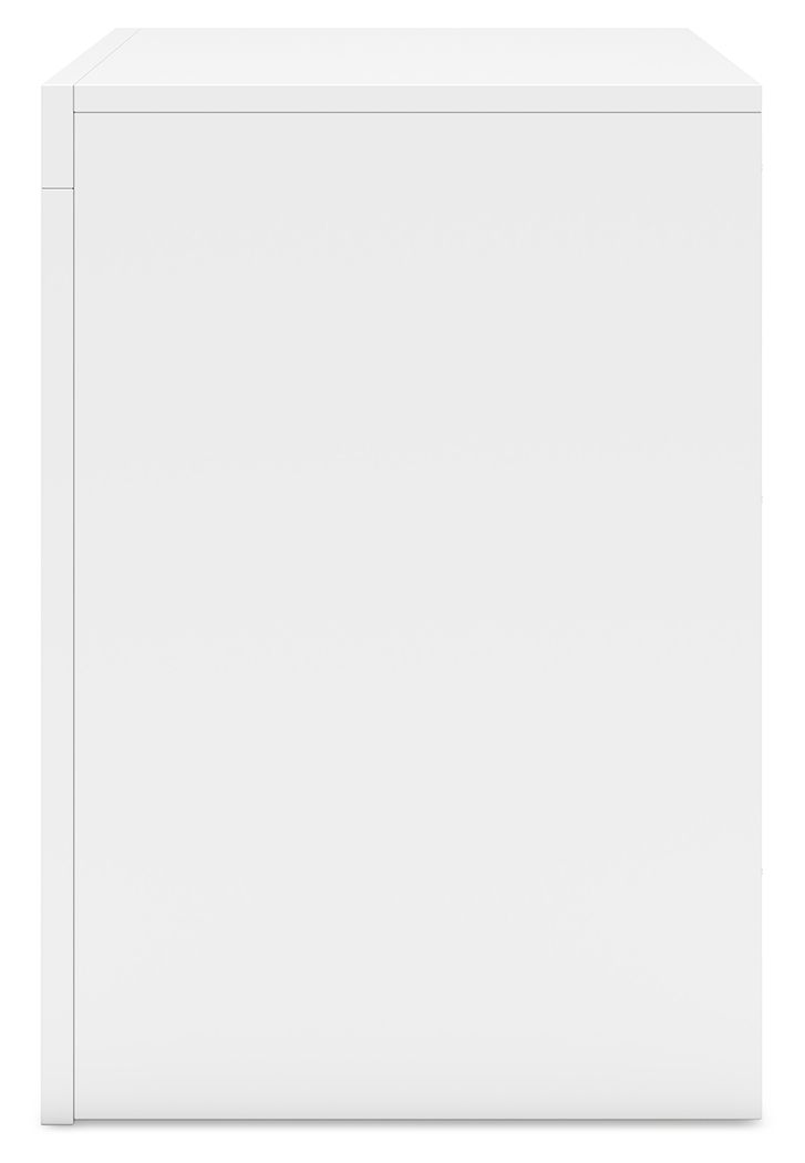 Binterglen - White - Two Drawer Night Stand by Signature Design by Ashley® | Bel Furniture