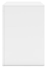 Binterglen - White - Two Drawer Night Stand by Signature Design by Ashley® | Bel Furniture