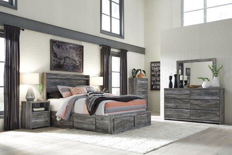 Baystorm - Panel Bedroom Set - Gray - view 6
