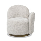 Duo - One-Arm Swivel Accent Chair by Jennifer Taylor Home | Bel Furniture