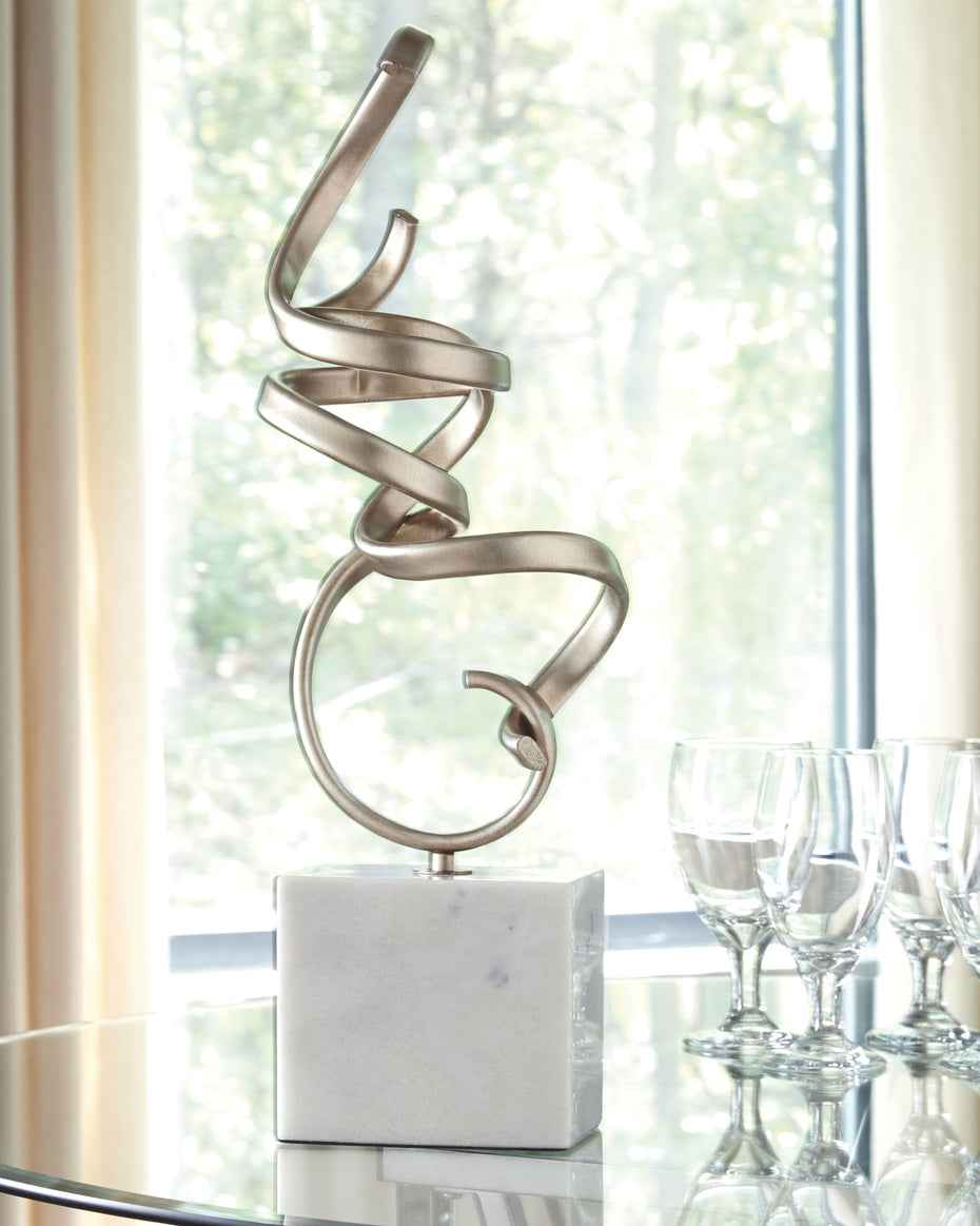 Pallaton - Champagne / White - Sculpture