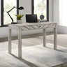 Valor - Writing Desk Pearl Silver by Crown Mark | Bel Furniture