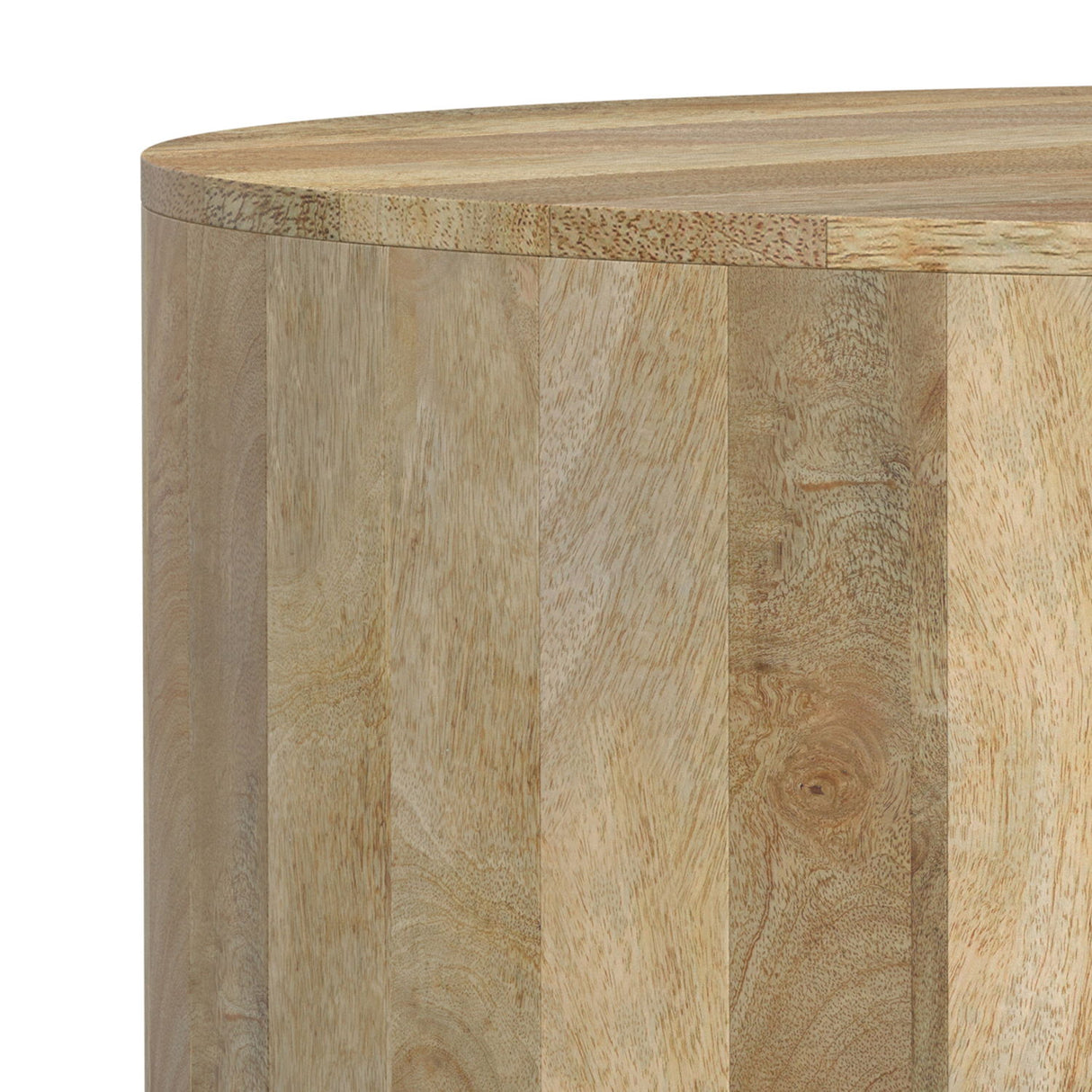 Millbury - Drum Coffee Table - Natural