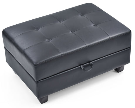 Stylish Storage Contemporary Ottoman - view 24