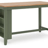 Gesthaven - Rectangular Dining Room Counter Table Green by Signature Design by Ashley® | Bel Furniture