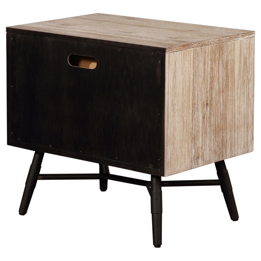 Marlow - 2-Drawer Nightstand - Rough Sawn Multi