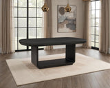 Leandro - 78" Extension Dining Room Table - Burnished Black