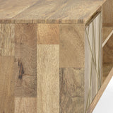 Jager - TV Media Stand - Natural by Simpli-Home | Bel Furniture